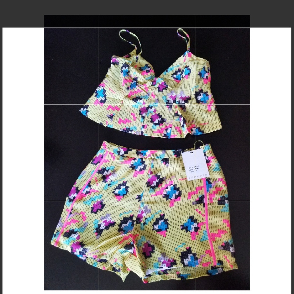 Dance and Marvel top and shorts set